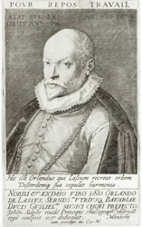 Roland de Lassus（1532-94）1593-94の肖像